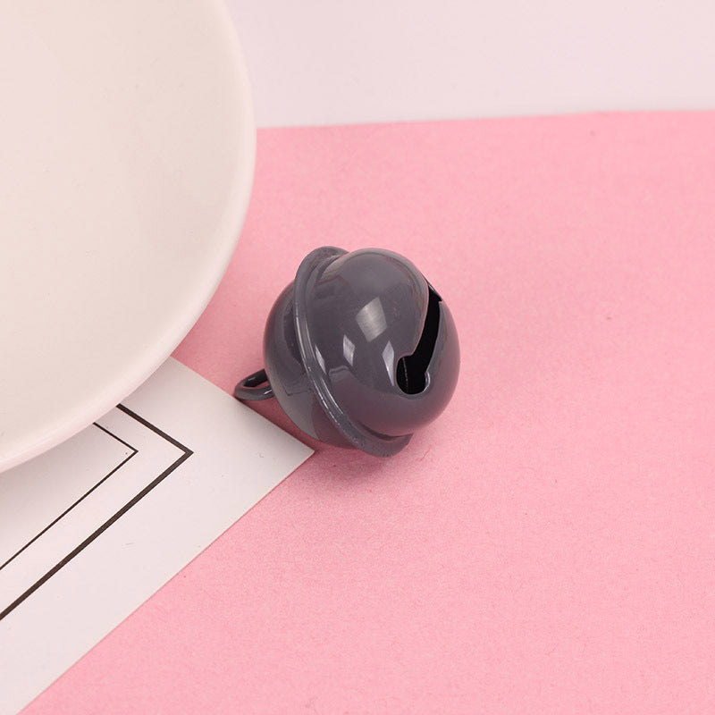Wholesale Metal DIY 22mm Candy Color Small Bell Keychain Accessories